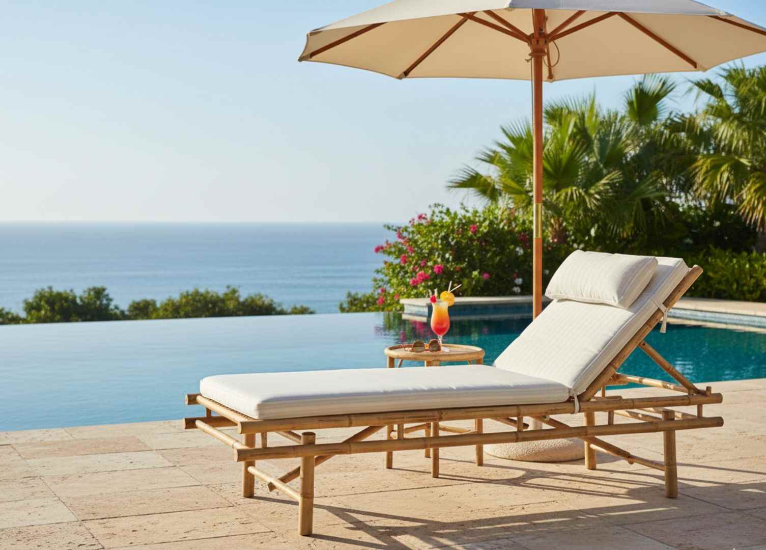 Bamboo beach chair