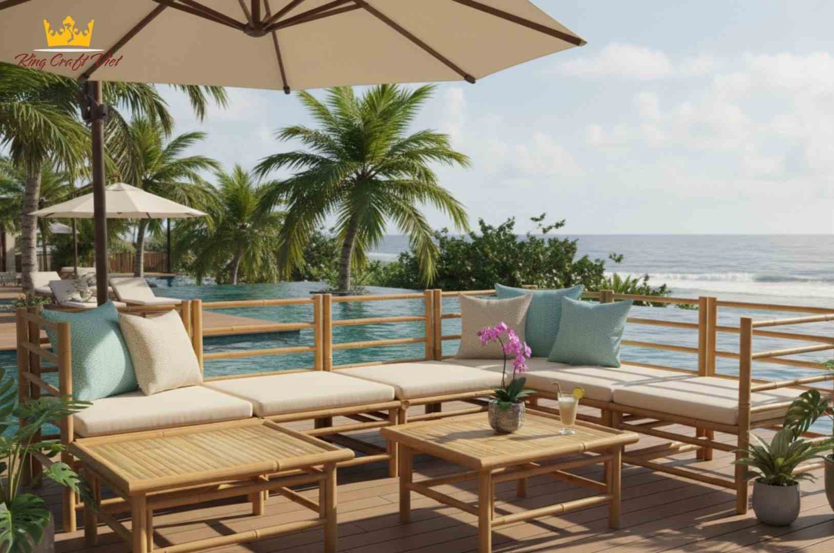 Bamboo furniture set