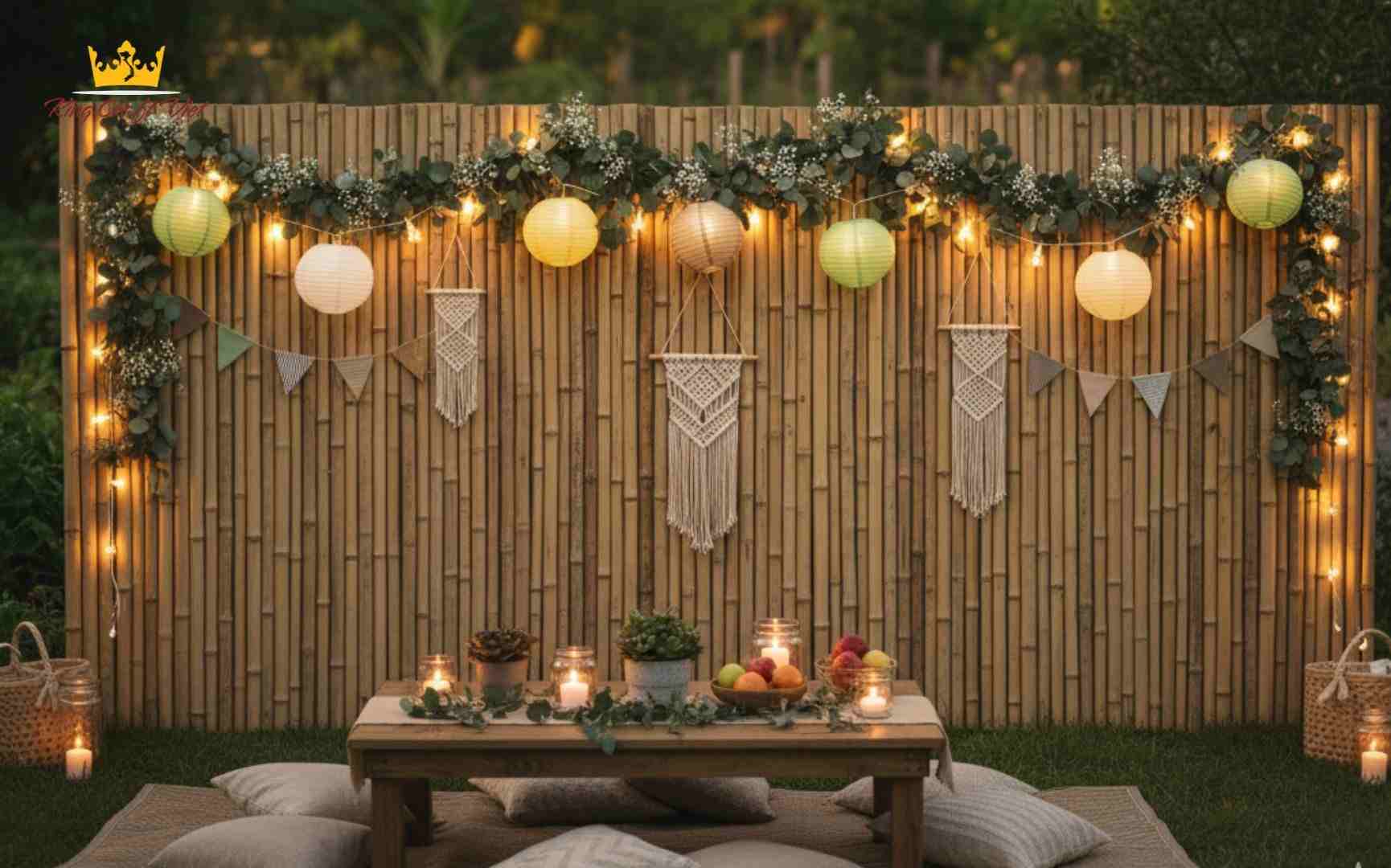 King Craft Viet natural bamboo fence