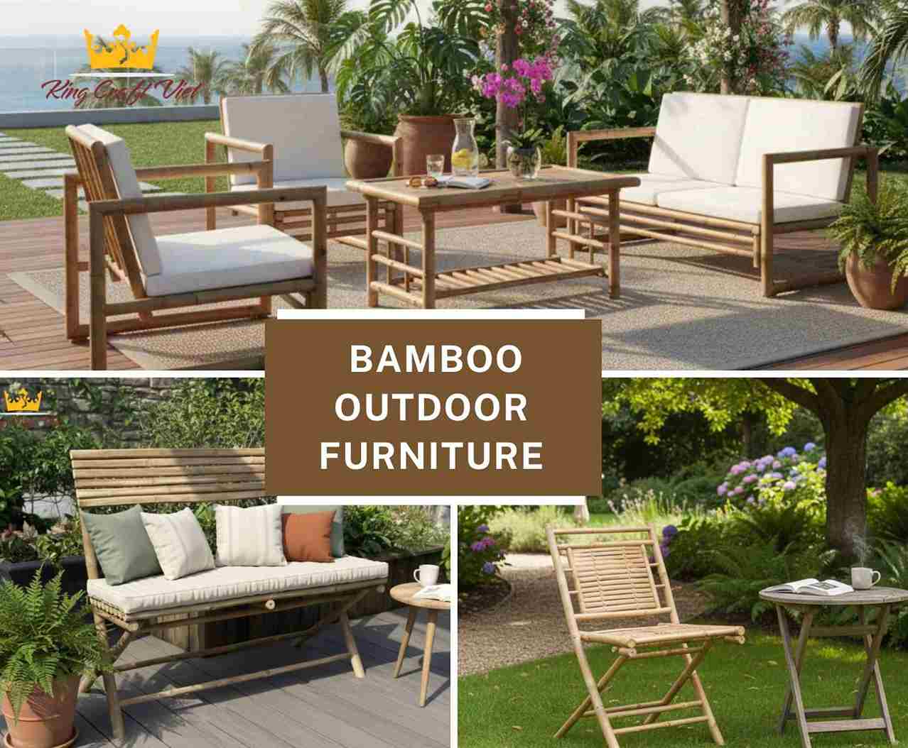 Transform Your Outdoor Space with Handcrafted Bamboo Outdoor Furniture