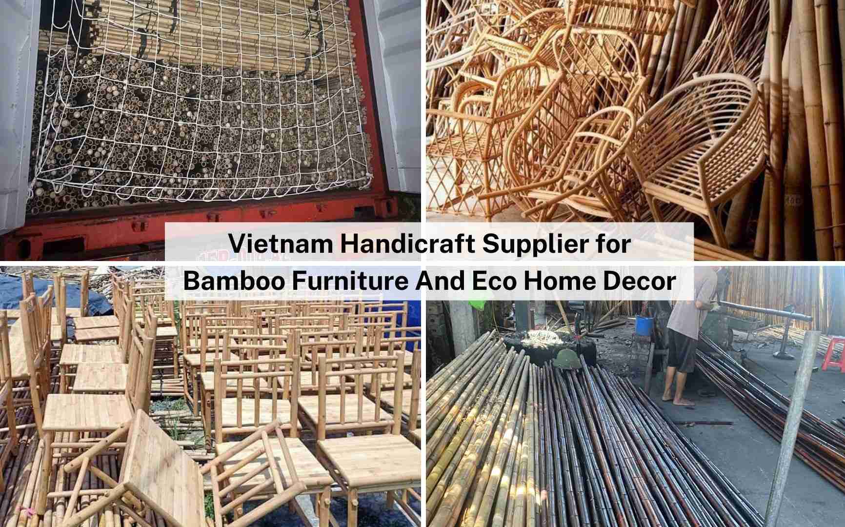 Vietnam Handicraft Supplier for Bamboo Furniture And Eco Home Decor