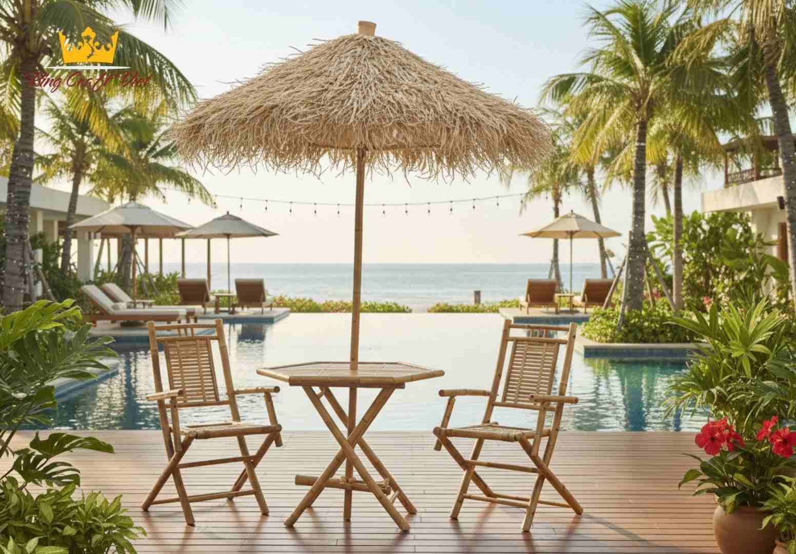 Seagrass Bamboo Umbrella