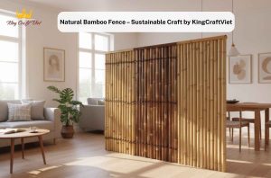 Natural bamboo fence kingcraftviet