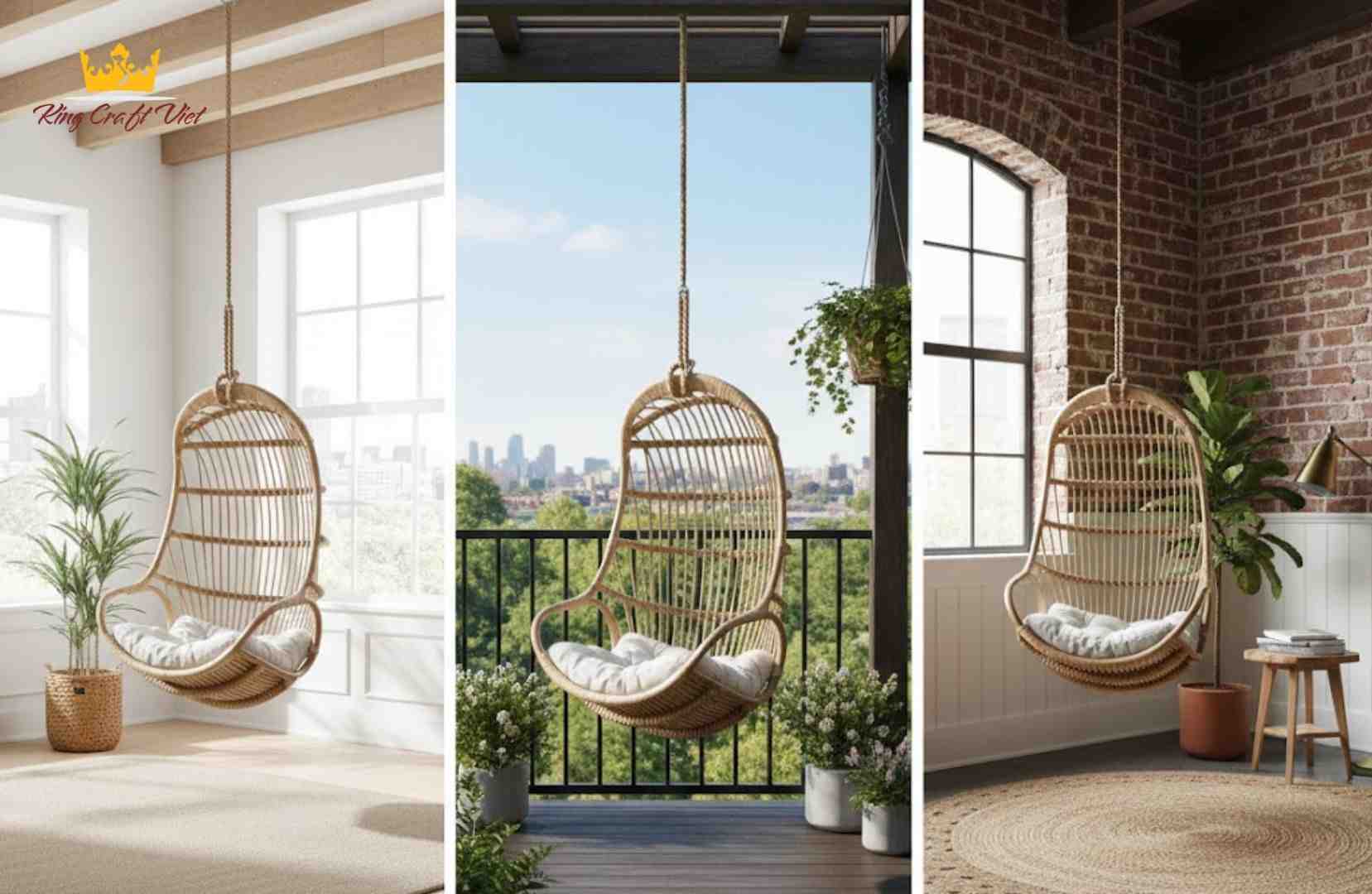 Rattan hanging chair