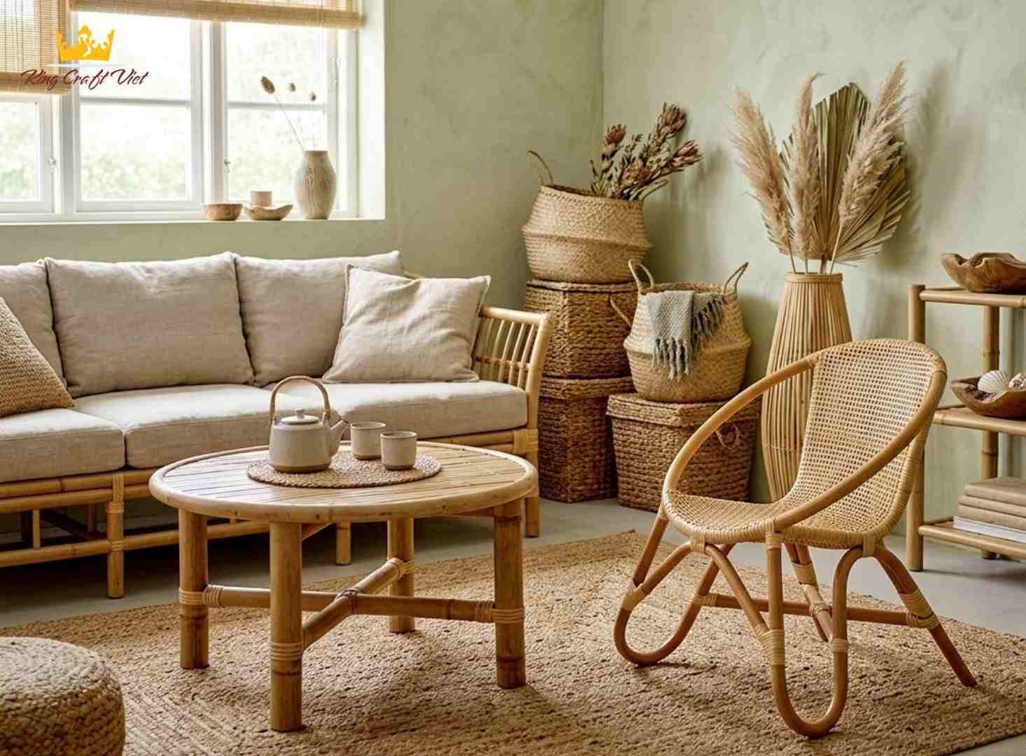 Handmade bamboo furniture from Vietnam