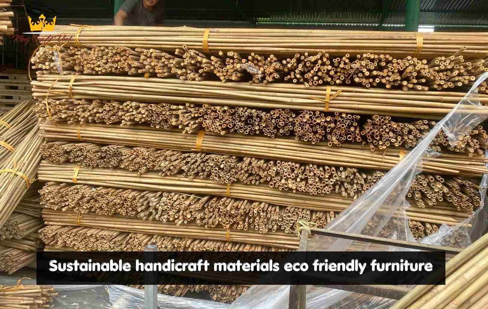 Sustainable handicraft materials eco friendly furniture