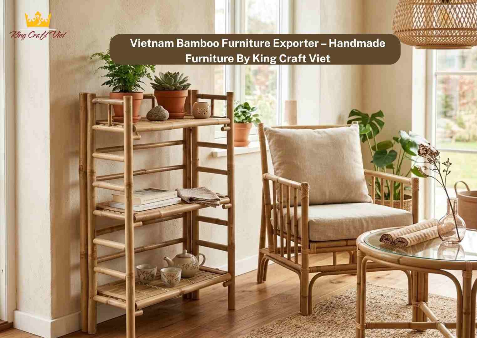 Vietnam Bamboo Furniture Exporter – Handmade Furniture By King Craft Viet