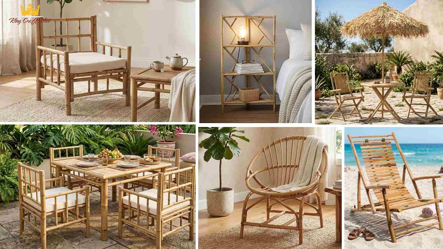 Wholesale Handicraft Bamboo Furniture Eco-Friendly Bamboo Furniture Vietnam