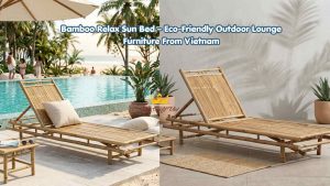 Bamboo relax sun bed