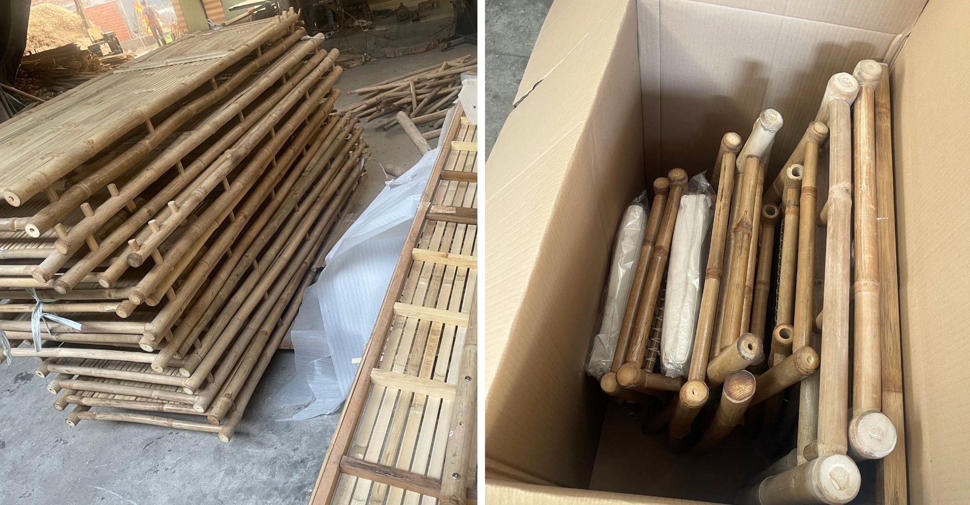 bamboo folding screen