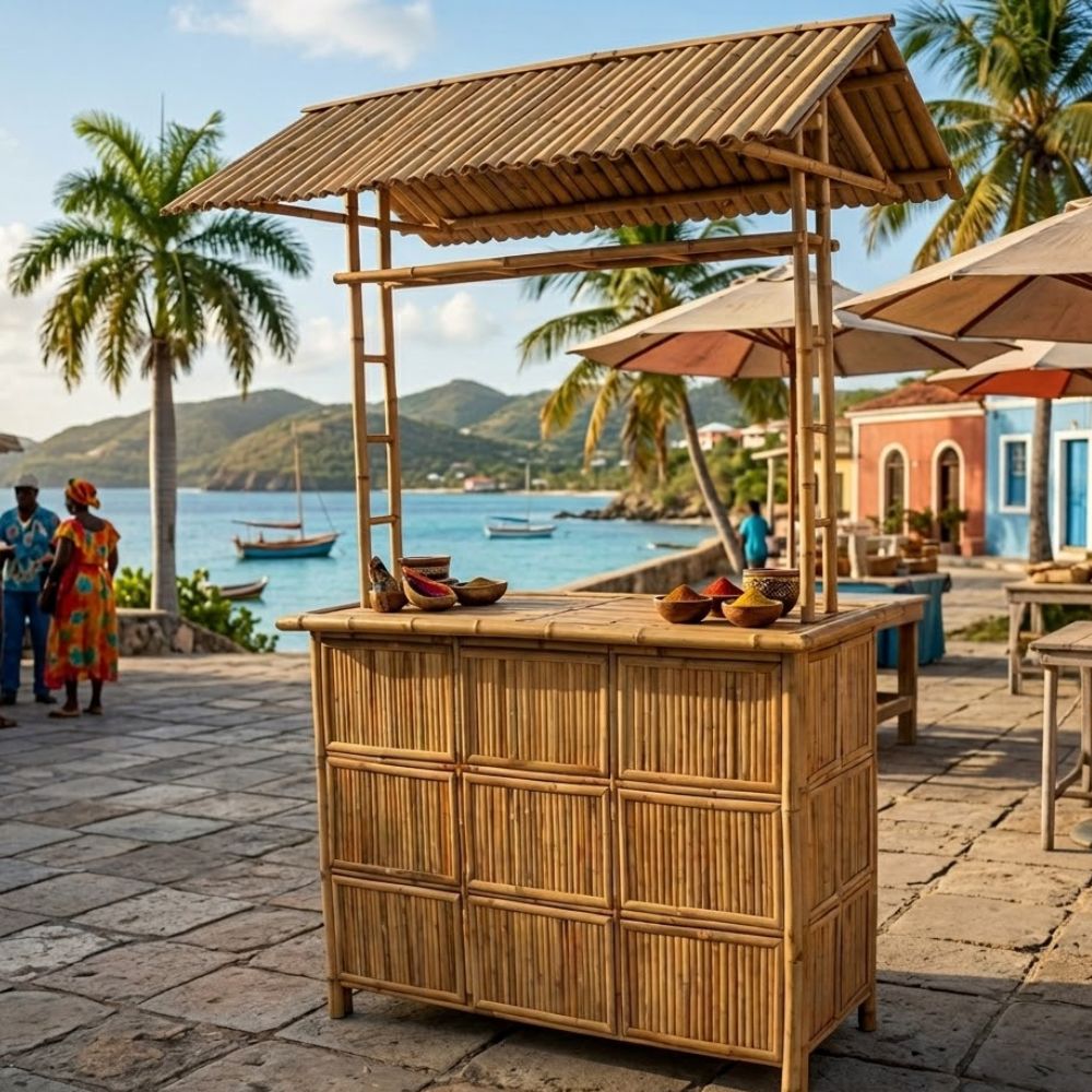 Đồ nội thất quầy bar bằng tre