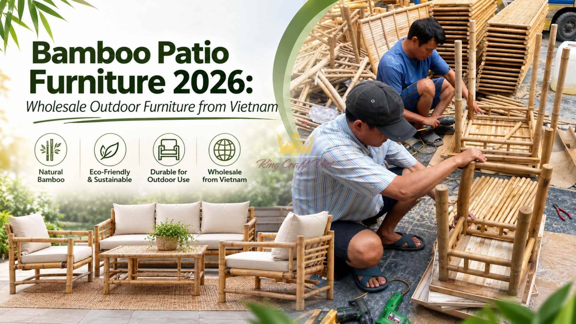 Bamboo patio furniture 2026