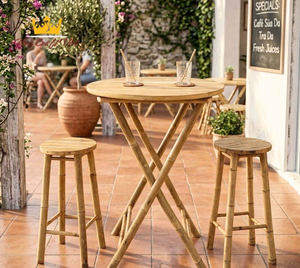 Bamboo patio furniture 2026 natural outdoor furniture