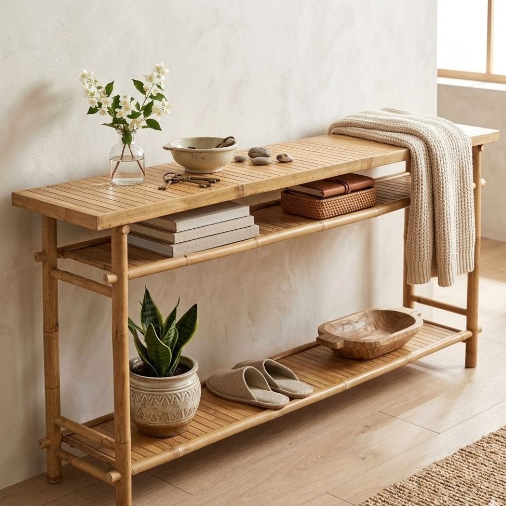 Bamboo table by King Craft Viet