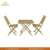 Set bamboo table and chair