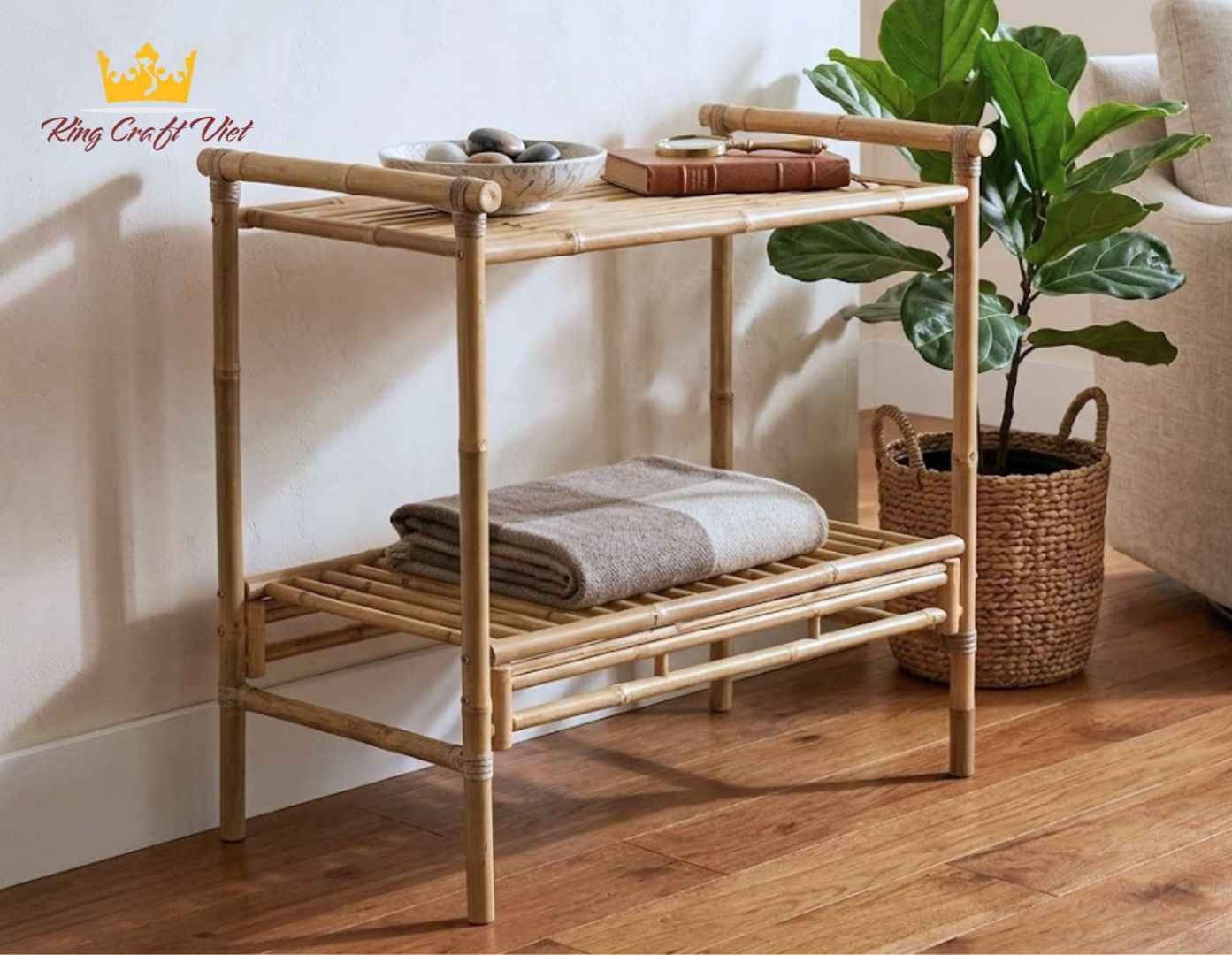 Bamboo shelves and storage furniture from Vietnam