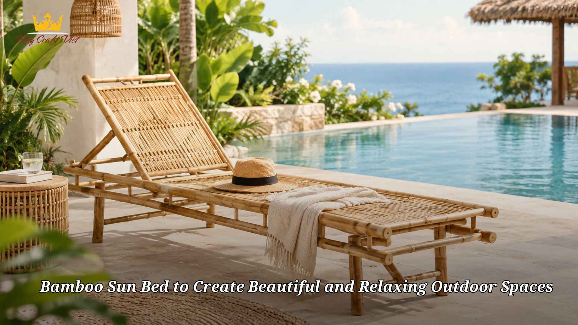 Bamboo Sun Bed to Create Beautiful and Relaxing Outdoor Spaces
