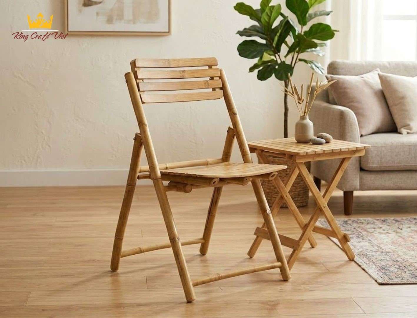 Handcrafted Vietnamese bamboo chairs for wholesale